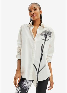 OVERSIZE FLOWER - блузка рубашечного покроя
