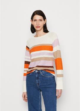 MULTI STRIPE C NECK - кофта