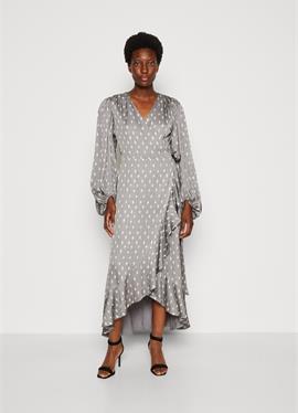 PRINTED WRAP MIDI DRESS - Ballkleid