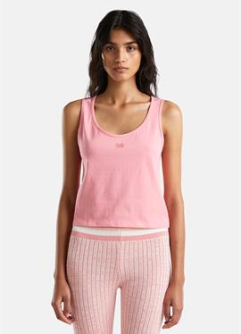 CROPPED WIDE SHOULDER IN  EMBROID - Unterhemd/-shirt United Colors of Benetton