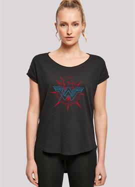 DC COMICS WOMAN WARRIOR SHIELD - футболка print