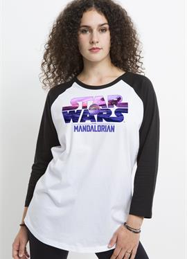 STAR WARS: THE MANDALORIAN CHILD LOGO FILL - футболка с длинным рукавом
