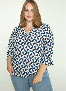 GEKNÖPFTE блузка с GEOMETRISCHEM MUSTER - блузка