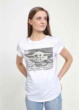 STAR WARS: THE MANDALORIAN STILL HUNGRY - футболка print