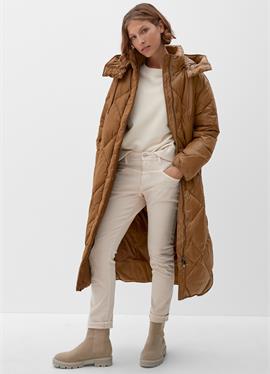 Стеганое пальто с ABNEHMBARER капюшон - зимнее пальто