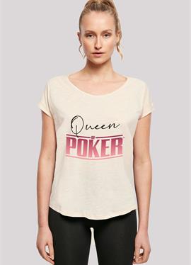 QUEEN OF POKER - футболка print