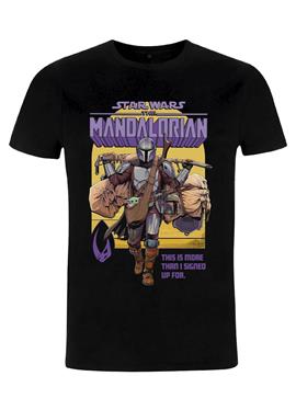 STAR WARS: THE MANDALORIAN SIGNED UP MANDO - футболка print