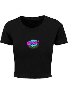BOOM COMIC CROPPED TEE - футболка print