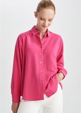 Стандартный крой - блузка рубашечного покроя