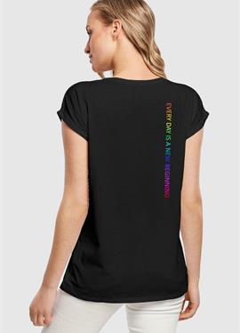 HOPE RAINBOW EXTENDED SHOULDER - футболка print