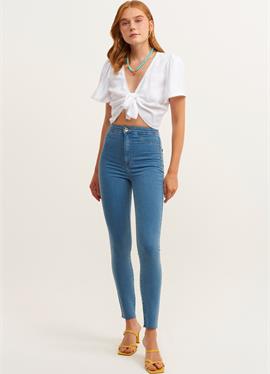 С HOHER TAILLE - джинсы Skinny Fit