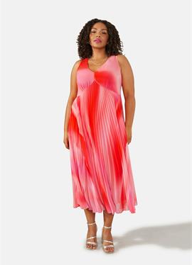 OMBRE SUNRAY PLEAT - платье