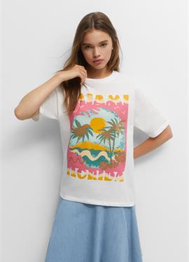 Шорты SLEEVE MIAMI SUNSET GRAPHIC - футболка print