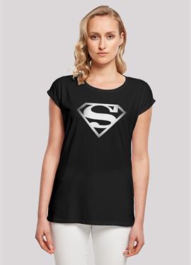 EXTENDED SHOULDER DC COMICS SUPERMAN SPOT LOGO - футболка print