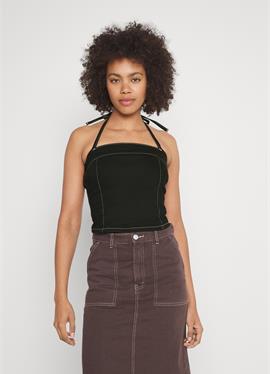 SIERRA DENIM HALTER NECK топ - блузка