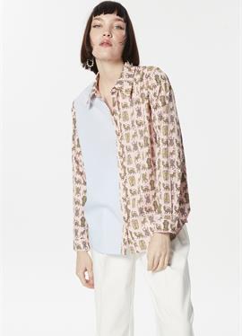 Стандартный крой PATTERN MIX COMFORTABLE CUT - блузка рубашечного покроя