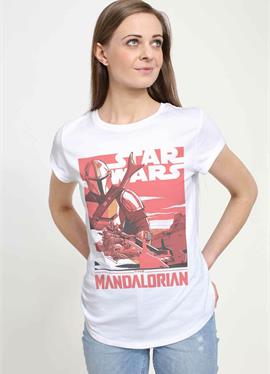 STAR WARS: THE MANDALORIAN MAD MANDO POSTER - футболка print