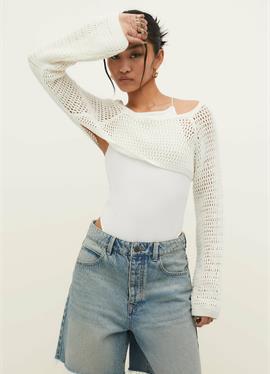 OPENWORK SUPER CROP - кофта