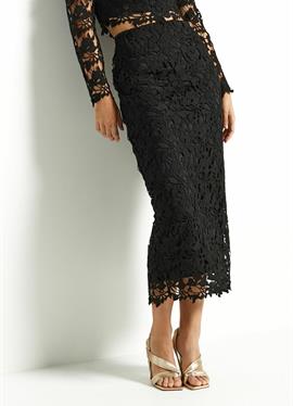 LACE CO-ORD MIDI SKIRT - A-Linien-Rock
