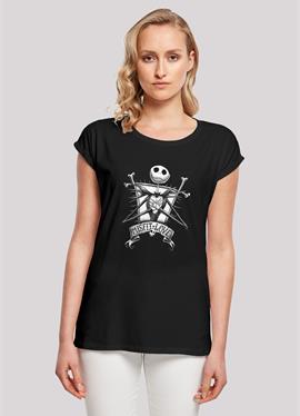 EXTENDED SHOULDER DISNEY THE NIGHTMARE BEFORE CHRISTMAS - футболка print