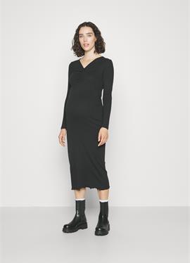 PMCAMMA V NECK LONG DRESS - платье из джерси
