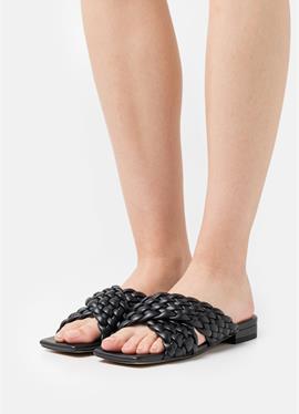 CROSSED BRAIDED FLATS - шлепанцы flach