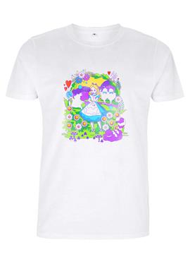 ALICE в WONDERLAND ALICE PSYCHEDELIC SCENE - DSAX04CGSC - футболка print