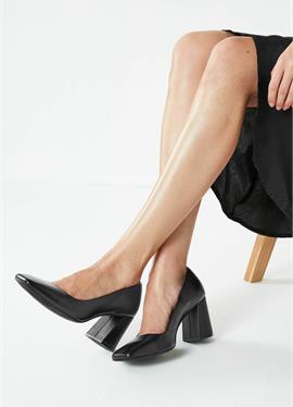 FOREVER COMFORTÂ® WITH MOTIONFLEX SQUARE TOE BLOCK HEEL SHOES - женские туфли