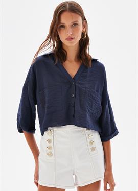 COLLAR WITH POCKET - блузка рубашечного покроя