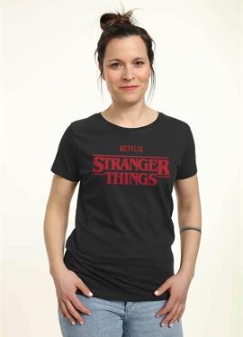 STRANGER THINGS NETFLIX STRANGER LOGO - футболка print