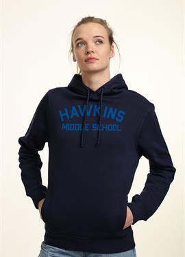 STRANGER THINGS HAWKINS MID SCHOOL - пуловер с капюшоном