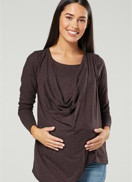 BREASTFEEDING WITH A LOOSE NECKLINE - кофта