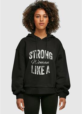 WD - STRONG LIKE A ORGANIC - пуловер с капюшоном