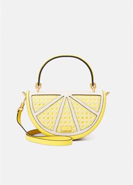 LEMON DROP WICKER 3D CROSSBODY - сумка