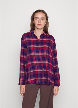 CHECK BLOUSE - блузка рубашечного покроя