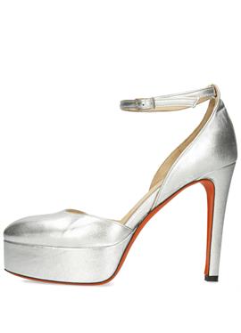 BELINDA  LAMINATO ARGENTO  - Plateaupumps