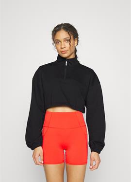 HALF ZIP CROP JUMPER - толстовка