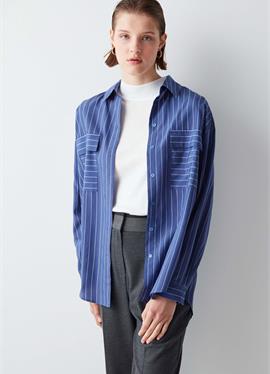 LINE PATTERN - блузка рубашечного покроя