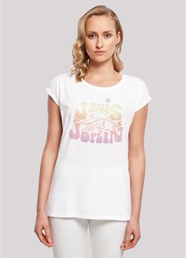 JANIS JOPLIN PASTEL LOGO - футболка print