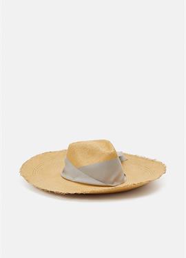 FRAYED EXTRA LONG BRIM AGUACATE - шляпа