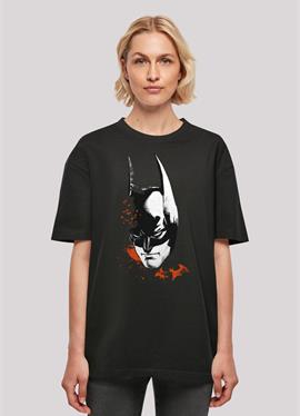 DC COMICS SUPERHELDEN BATMAN ARKHAM BATS FACE - футболка print