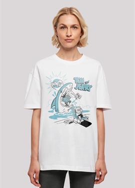 TOM UND JERRY SUMMER SHARK - футболка print