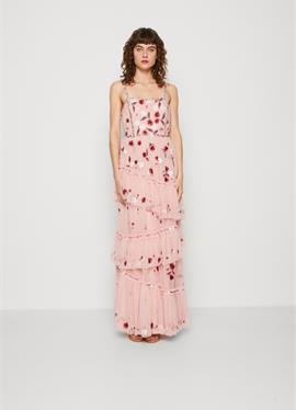 EMBROIDERED AND EMBELLISHED PREMIUM RUFFLE MAXI DRESS - Ballkleid