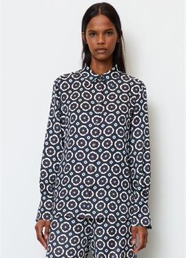 LANGARM с ALLOVER-PRINT AUS RECYCELTER - блузка рубашечного покроя