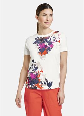 Блузка WITH FLORAL PRINT - футболка print