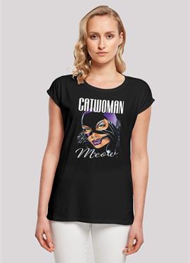 DC COMIS SUPERHELDEN BATMAN CATWOMAN FELINE FATALE - футболка print