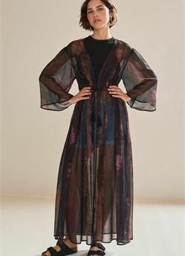 TIE WAIST MAXI DRESS COVER-UP - макси-платье