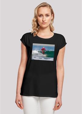 EXTENDED BATMAN TV SERIE JOKER SURFING - футболка print