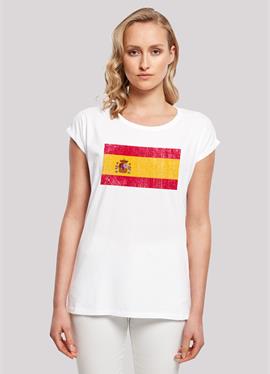 SPANIEN FLAGGE DISTRESSED - футболка print