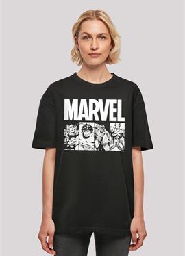 MARVEL COMICS ACTION TILES - футболка print